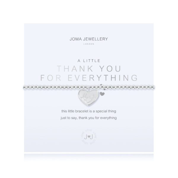Joma Jewellery a little Thank You For Everything bracelet