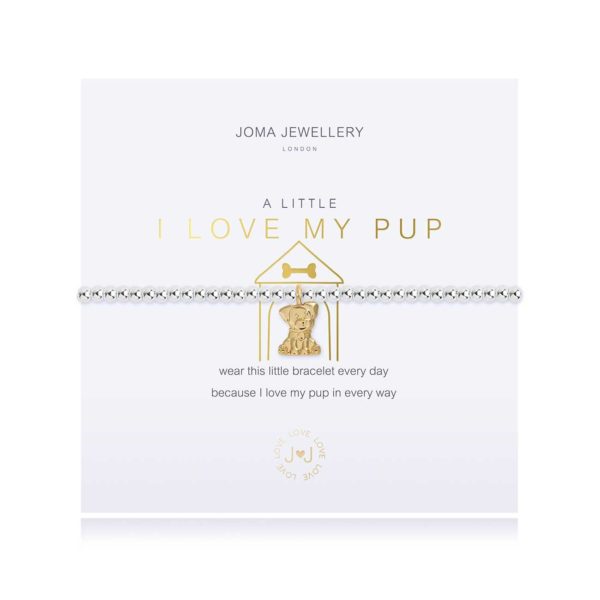 Joma Jewellery a little I Love My Pup bracelet