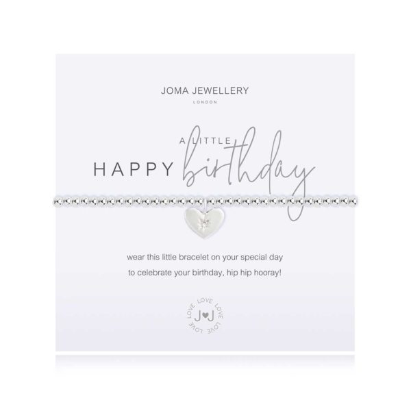 Joma Jewellery a little Happy Birthday bracelet