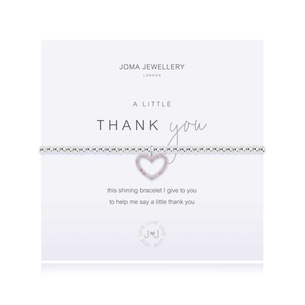 Joma Jewellery a little Thank You bracelet