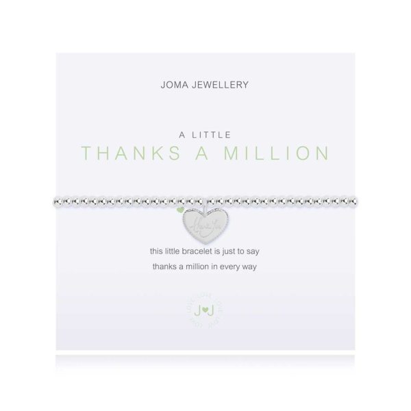 Joma Jewellery Irish Thanks A Million bracelet