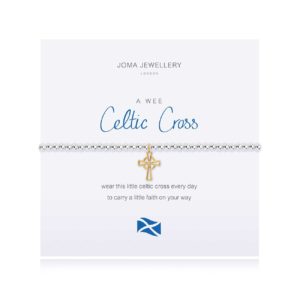 Joma Jewellery a little Scottish Celtic Cross bracelet