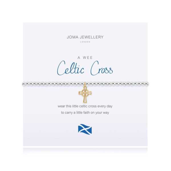 Joma Jewellery a little Scottish Celtic Cross bracelet