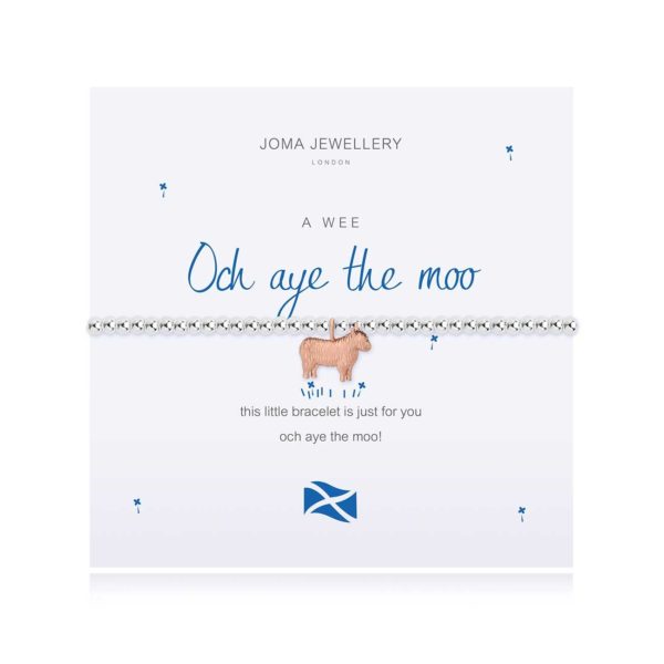 Joma Jewellery a little Och Aye The Moo bracelet