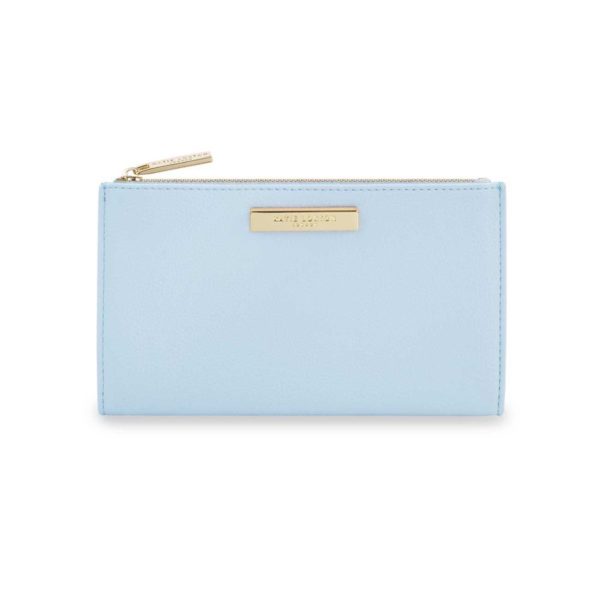 Katie Loxton Alise Soft Pebble Fold Out Purse Pale Blue