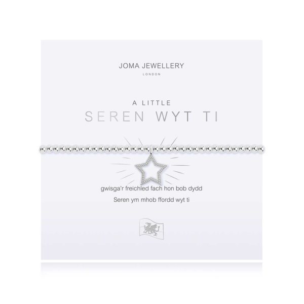 Joma Jewellery a little Welsh You're A Star bracelet