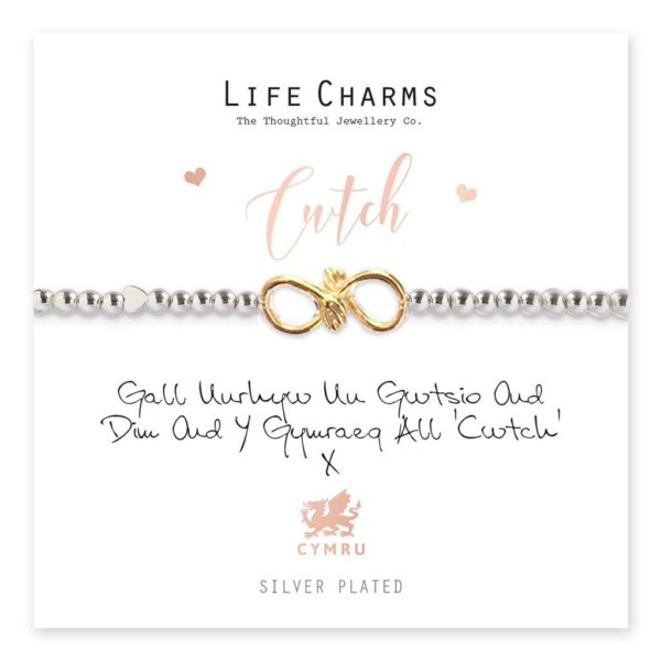 Life Charms Anyone Can Cuddle But Only The Welsh Can Cwtch Bracelet