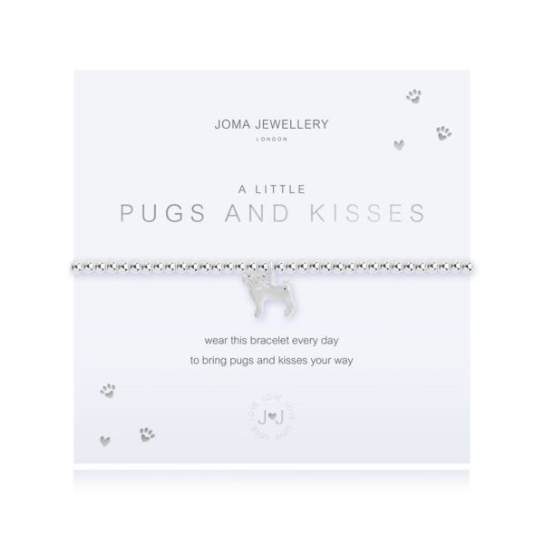 Joma Jewellery a little Pugs and Kisses bracelet