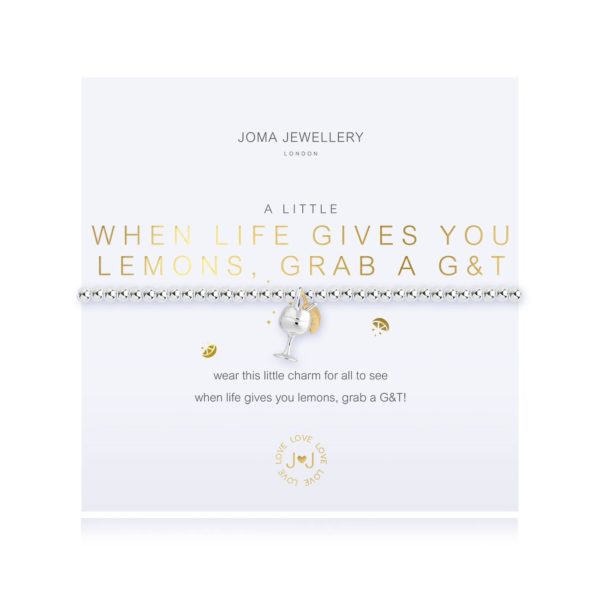 Joma Jewellery a little When Life Gives You Lemons bracelet