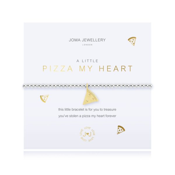 Joma Jewellery a little Pizza My Heart bracelet
