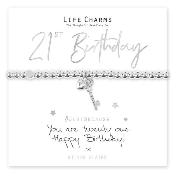 Life Charms 21st Birthday Bracelet