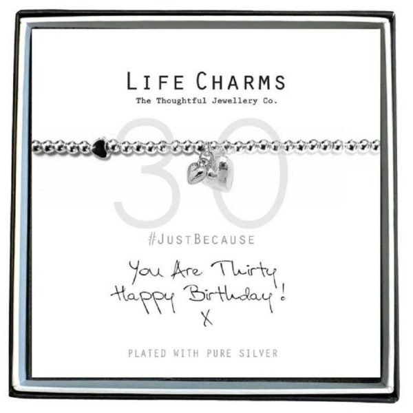 Life Charms Happy 30th Birthday Bracelet - Image 2