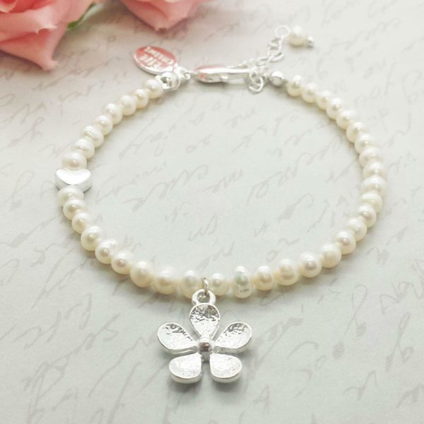 Life Charms Thank You Being My Beautiful Flower Girl Bracelet - Image 3