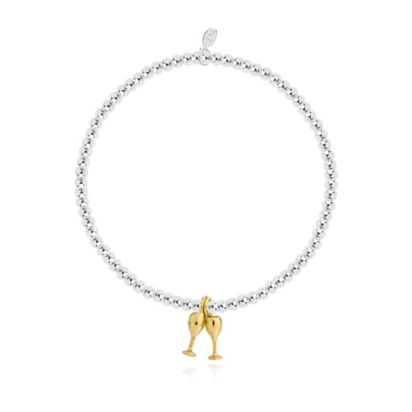 Joma Jewellery a little Great Minds Drink Alike bracelet - Image 2