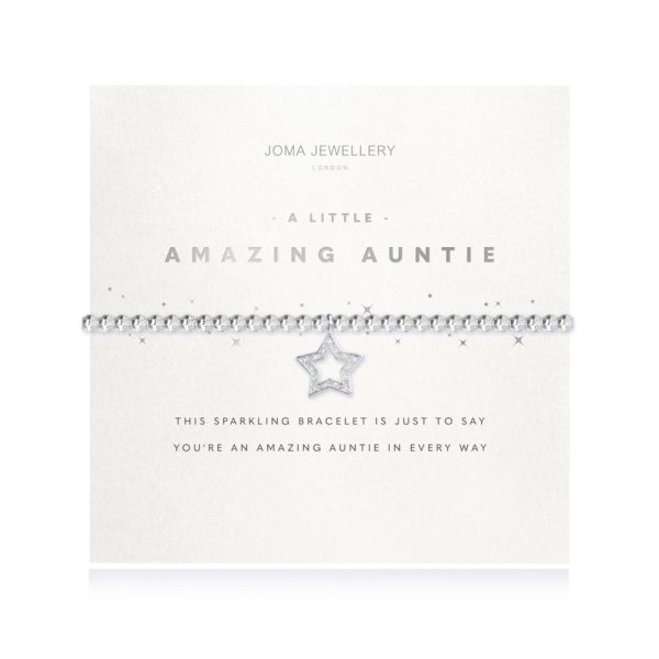 Joma Jewellery a little Amazing Auntie Facetted bracelet