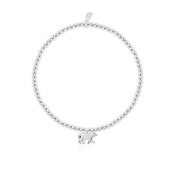 Joma Jewellery Childrens a little Polar Bear bracelet - Image 2