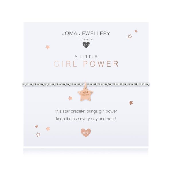 Joma Jewellery Childrens a little Girl Power bracelet