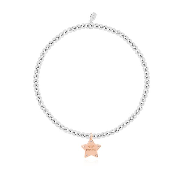 Joma Jewellery Childrens a little Girl Power bracelet - Image 2