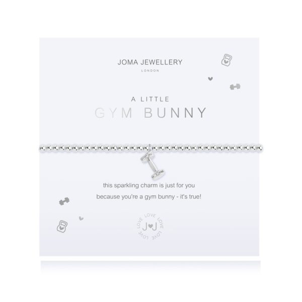 Joma Jewellery a little Gym Bunny bracelet