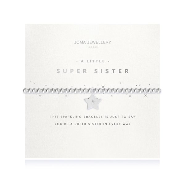 Joma Jewellery a little Super Sister Facetted bracelet