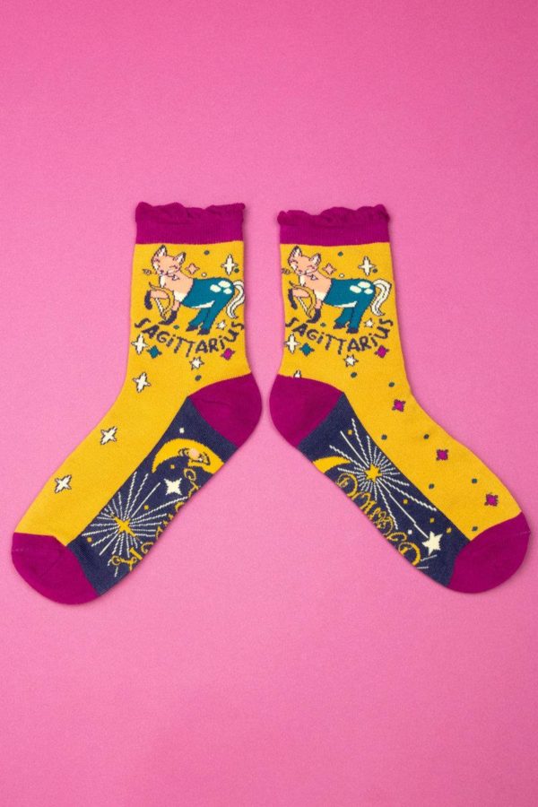 Powder Zodiac ankle socks - Sagittarius