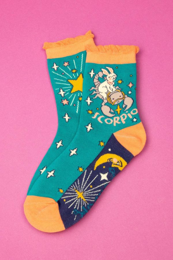 Powder Zodiac ankle socks - Scorpio - Image 2