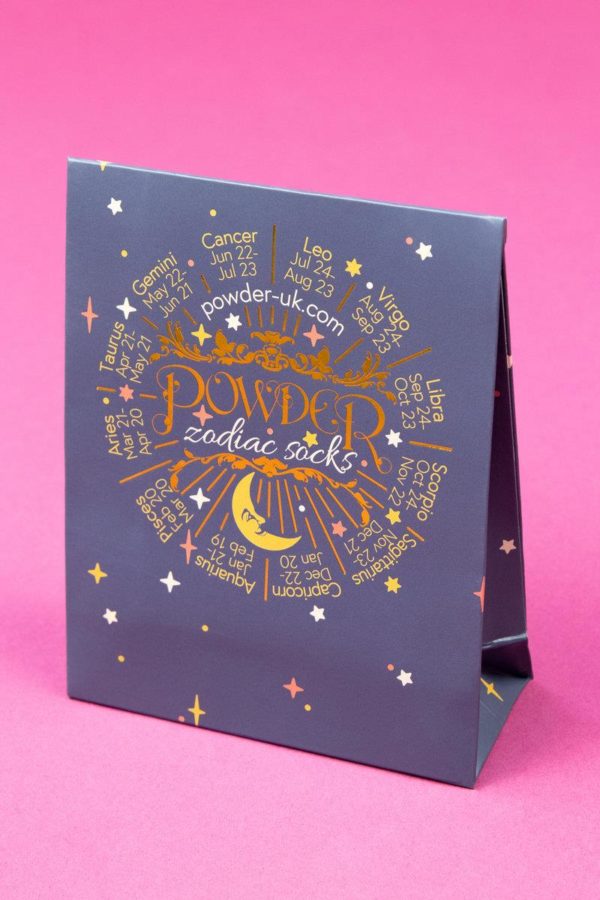 Powder Zodiac ankle socks - Aquarius - Image 3
