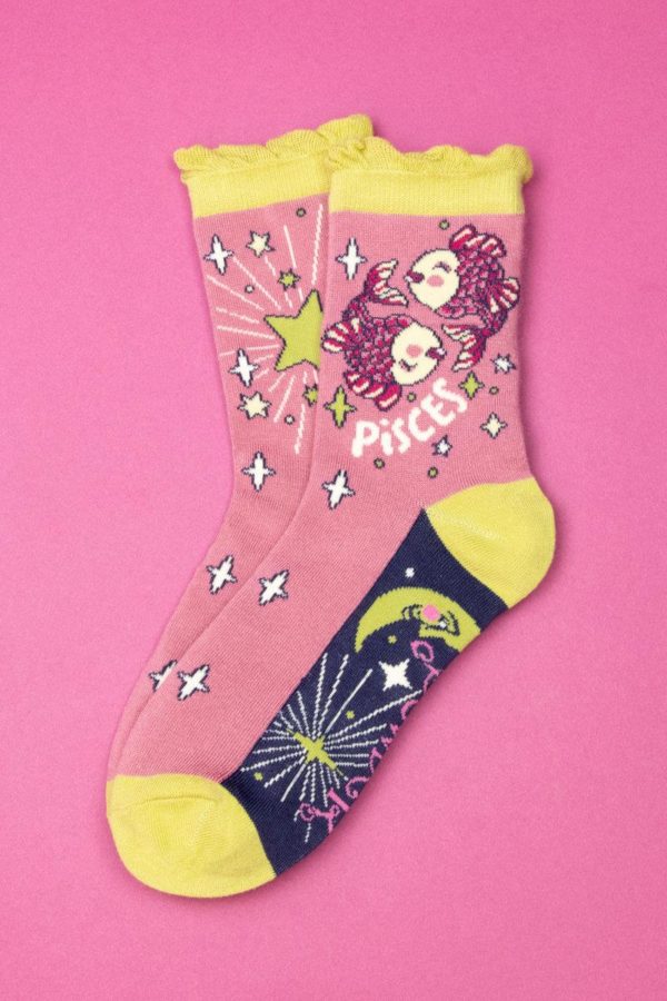 Powder Zodiac ankle socks - Pisces - Image 2
