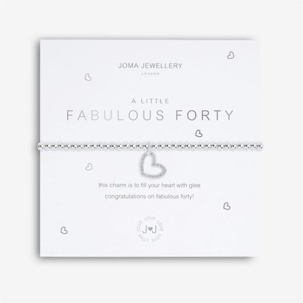 Joma Jewellery a little Fabulous Forty bracelet