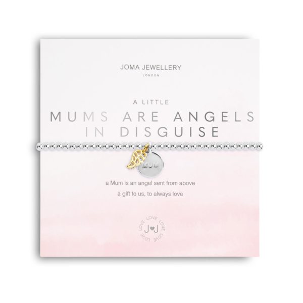 Joma Jewellery a little Mums Are Angels In Disguise bracelet
