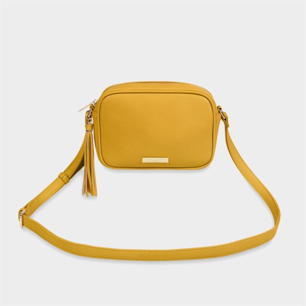 Katie Loxton Sophia Tassel Cross Body Bag in Ochre