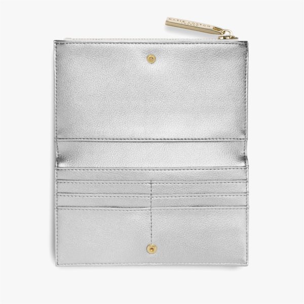 Katie Loxton Alise Fold Out Purse in silver - Image 2