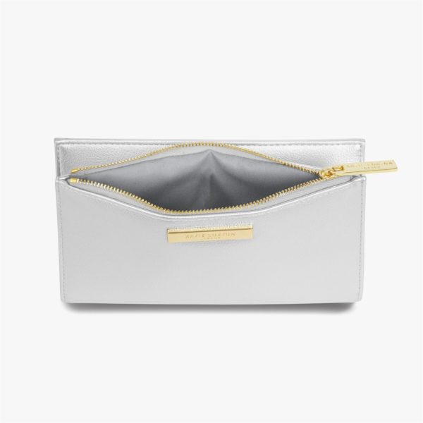 Katie Loxton Alise Fold Out Purse in silver - Image 3