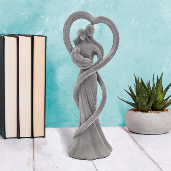 Lesser & Pavey Grey Velveteen Family figurine