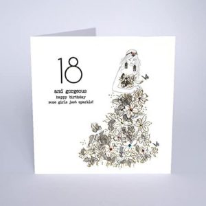 Five Dollar Shake 18 & Gorgeous birthday card