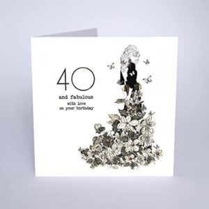 Five Dollar Shake 40 and Fabulous birthday card