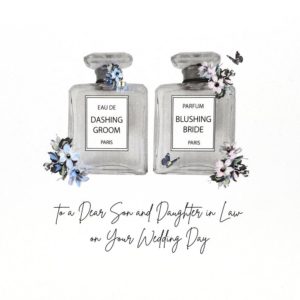 Five Dollar Shake Son & Daughter In Law Wedding card