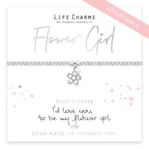 Life Charms Will You Be My Flower Girl Bracelet