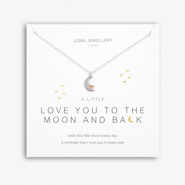 Joma Jewellery a little Love You To The Moon And Back necklace