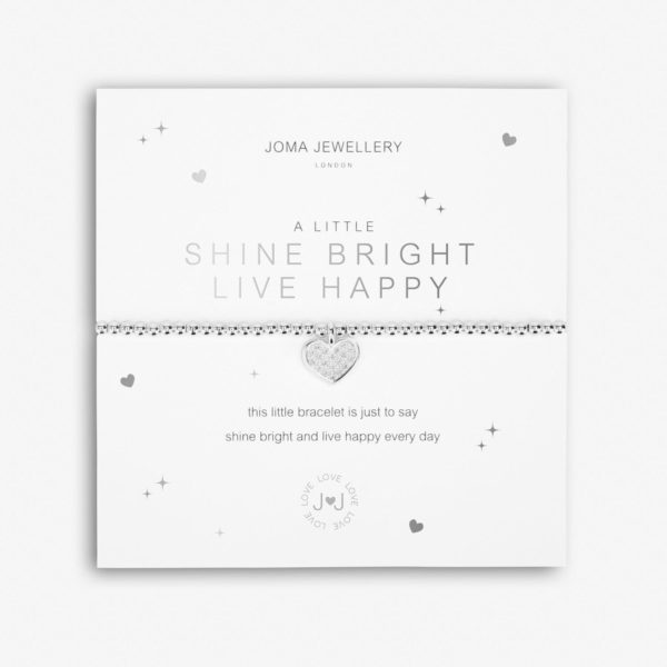 Joma Jewellery a little Shine Bright Live Happy bracelet