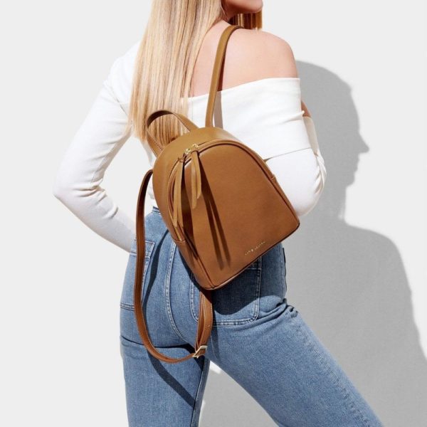 Katie Loxton Isla Backpack in tan colour - Image 3