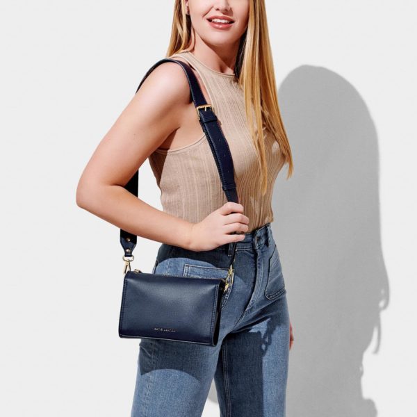 Katie Loxton Zana Crossbody bag in navy - Image 3