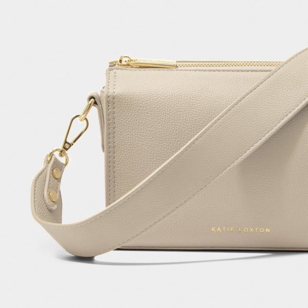 Katie Loxton Zana Crossbody bag in light taupe - Image 2