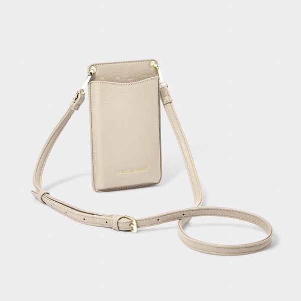 Katie Loxton Bea Crossbody Bag in Taupe