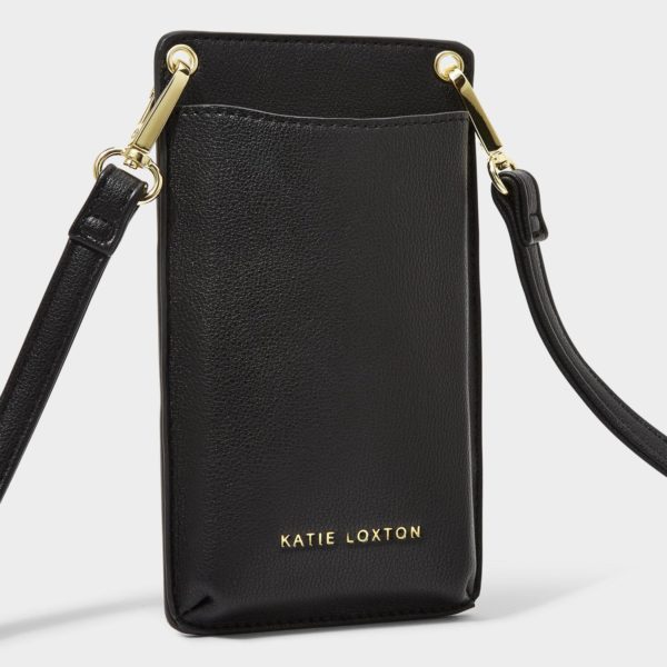Katie Loxton Bea Crossbody Bag in Black - Image 4