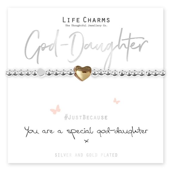 Life Charms You are A Special Goddaughter Bracelet