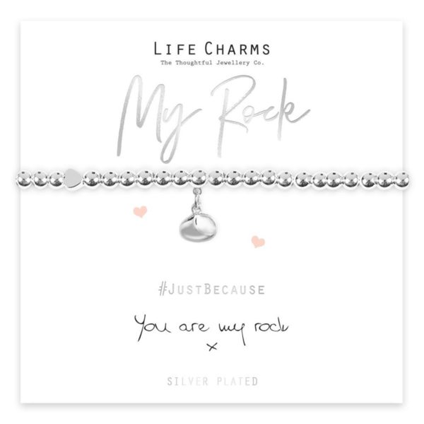 Life Charms You Are My Rock bracelet