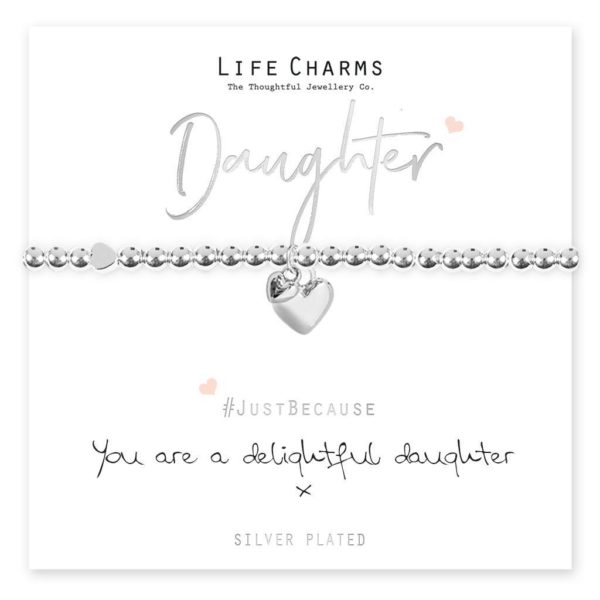 Life Charms You Are A Delightful Daughter Bracelet