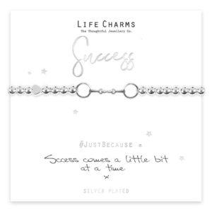 Life Charms Success Comes A Little Bit at A Time Bracelet