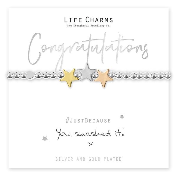 Life Charms Women Jewellery You Smashed It Bracelet Wristband Ladies Gift